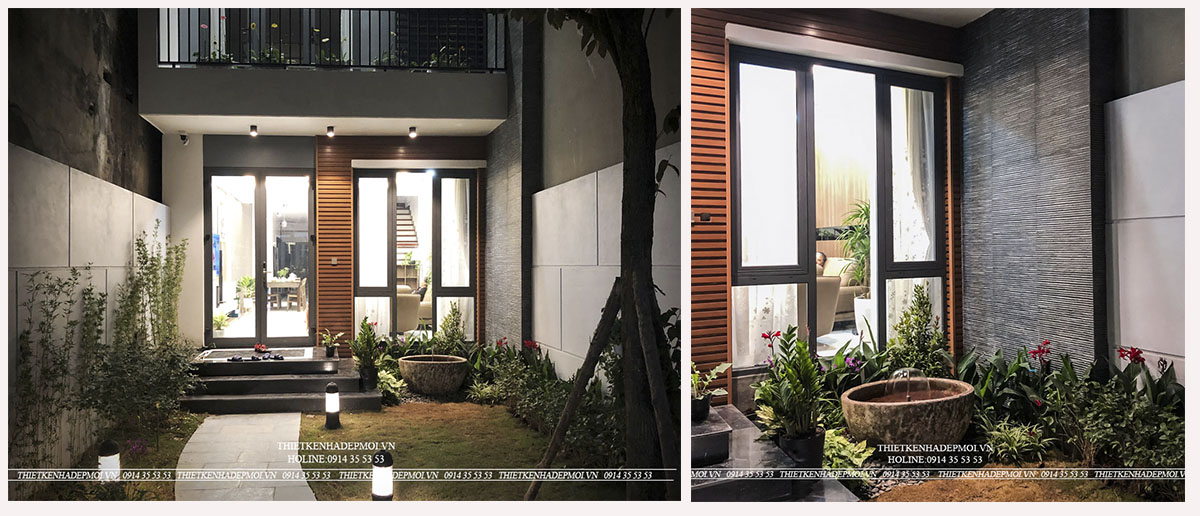 Hình ảnh thực tế nhà phố 3 tầng khách hàng