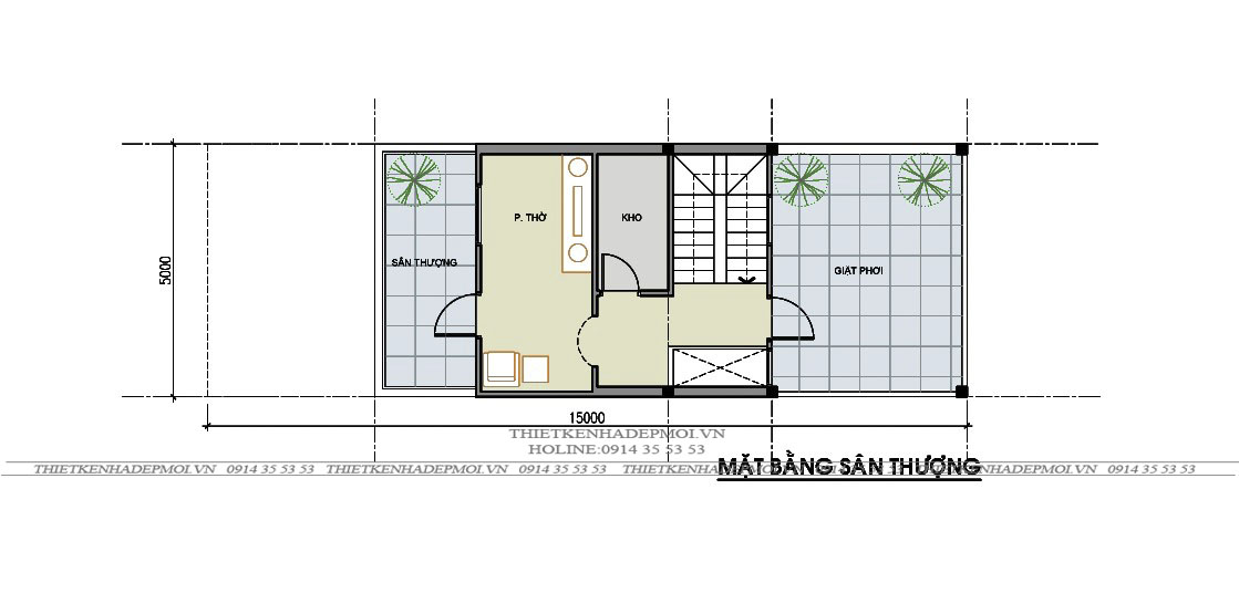 Mẫu nhà hiện đại 5 tầng khang trang, đẳng cấp trong từng chi tiết