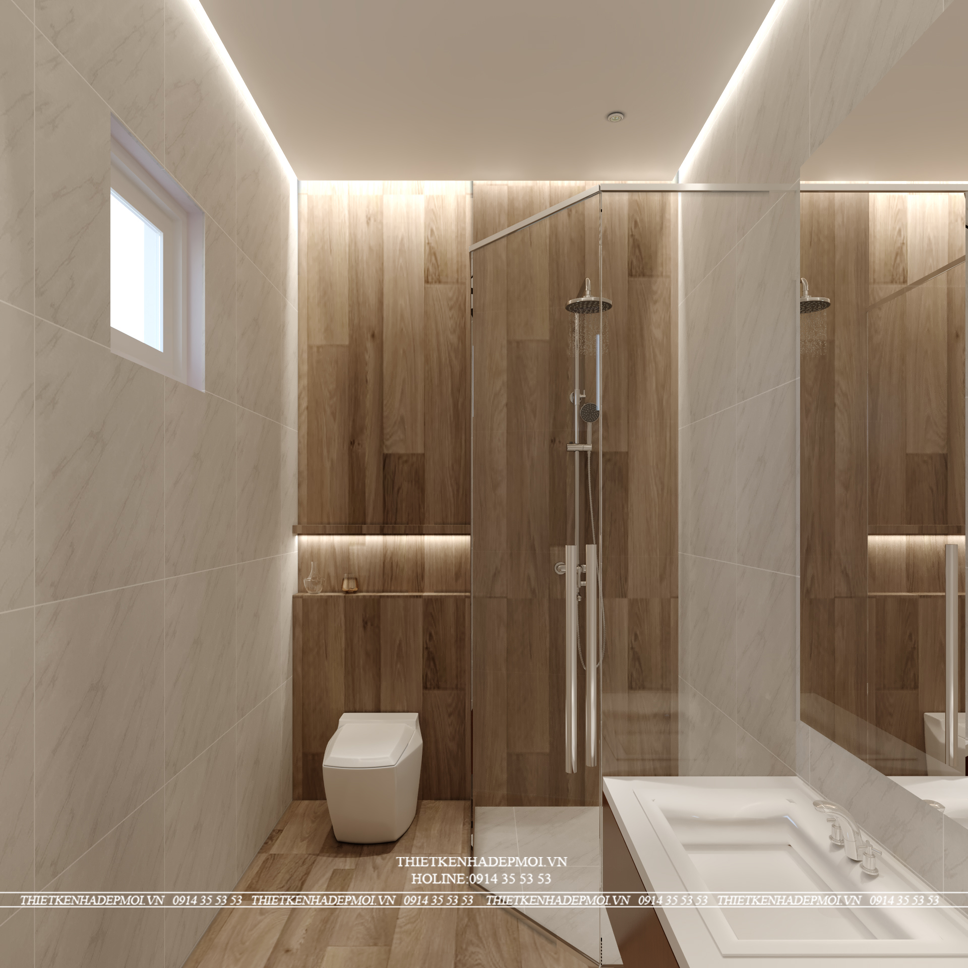 Mẫu nhà mái thái trệt sân vườn tiện nghi, thanh lịch-3