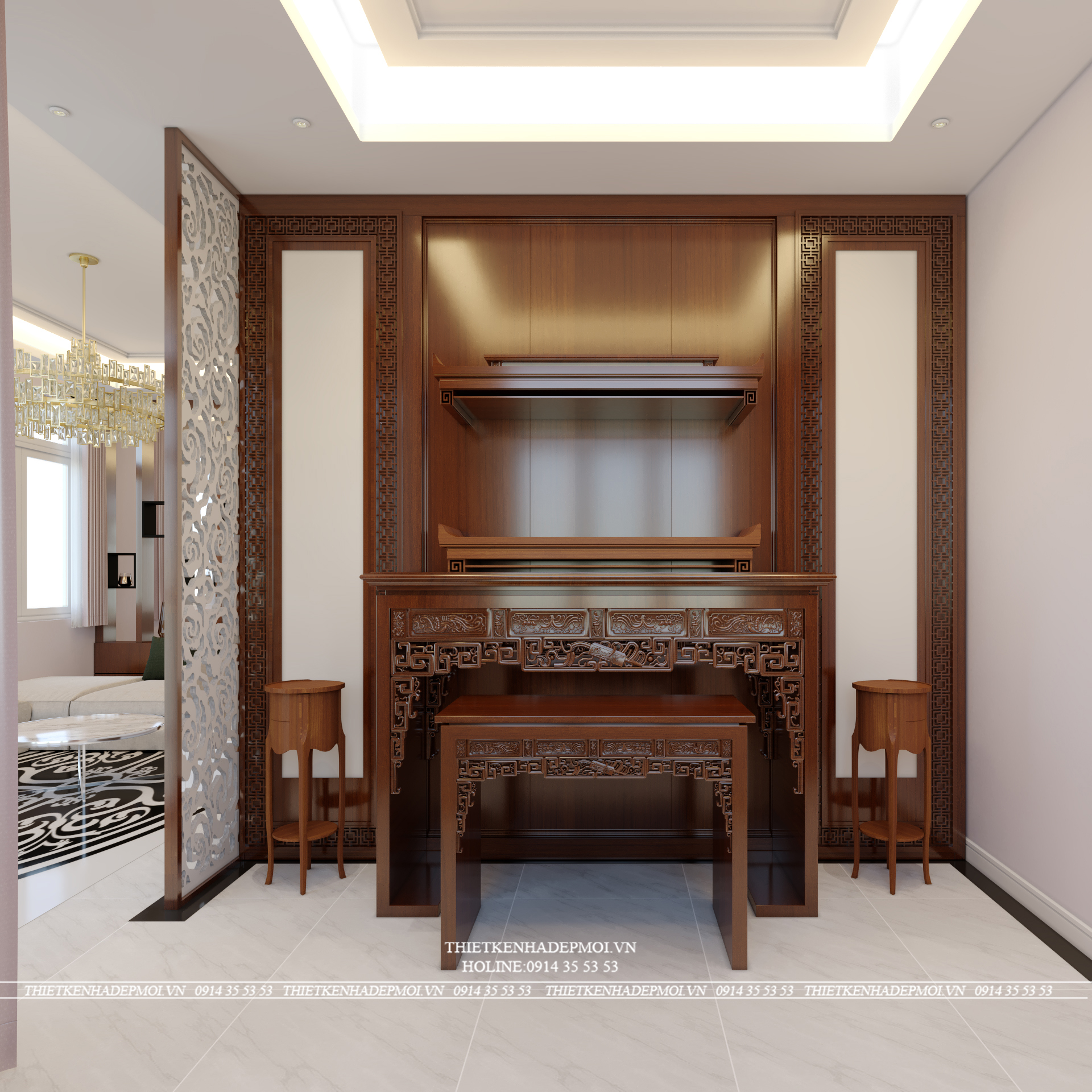 Mẫu nhà mái thái trệt sân vườn tiện nghi, thanh lịch