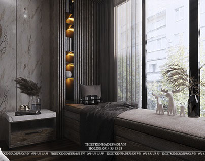 Nhà phố hiện đại 1 trệt 2 lầu