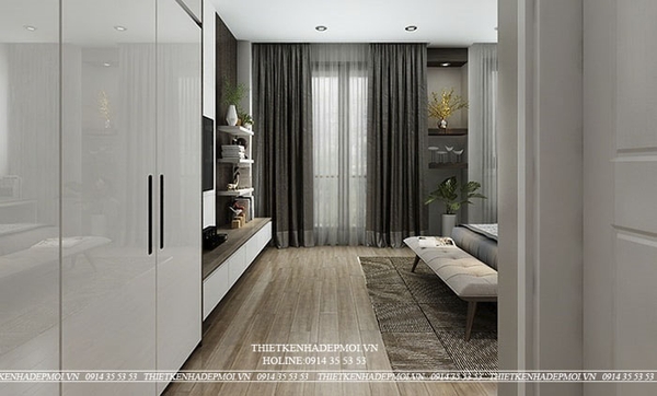thiết kế nhà 1 trệt 2 lầu sân thượng 8