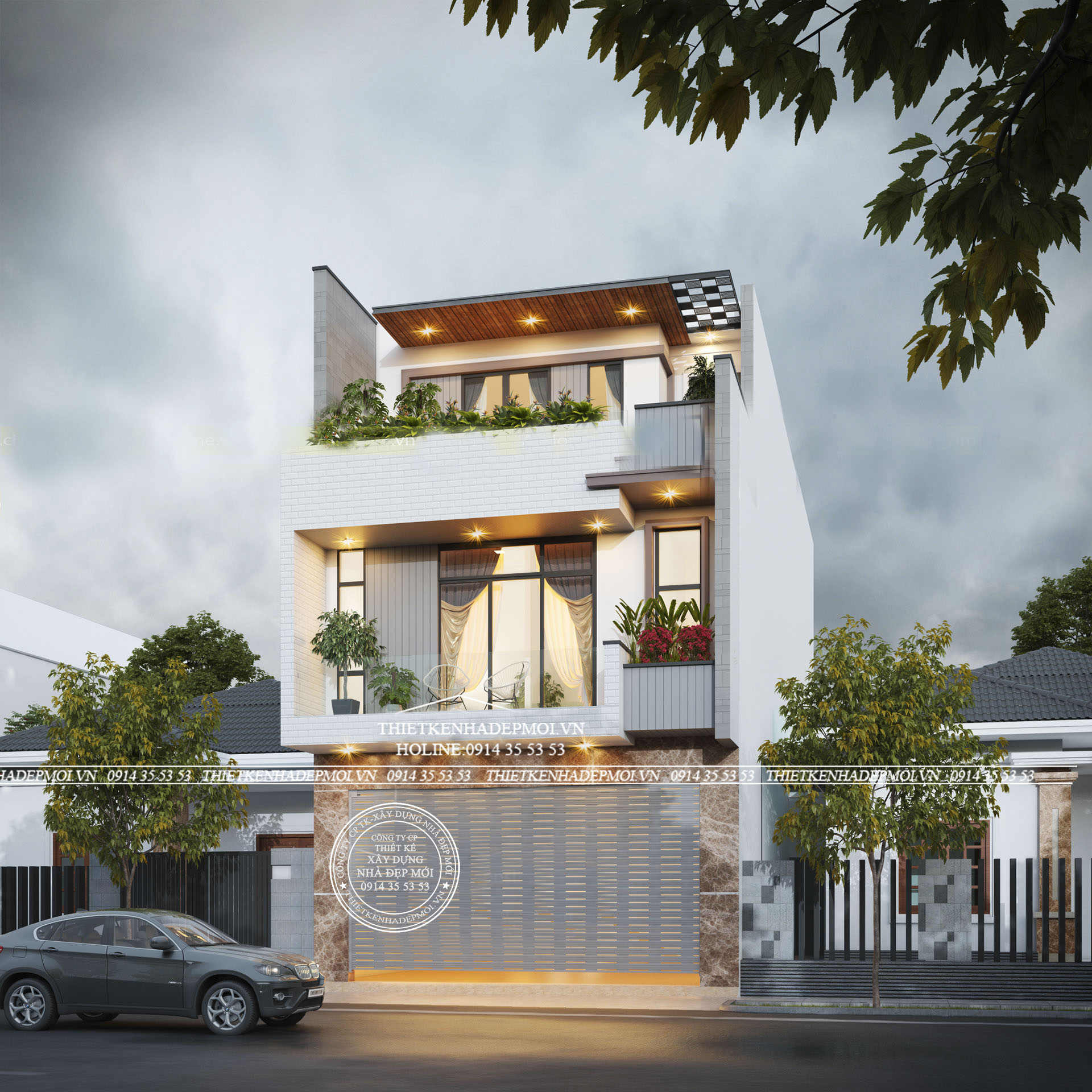 Xu hướng thiết kế nhà phố 3 tầng tiện nghi tại hồ chí minh