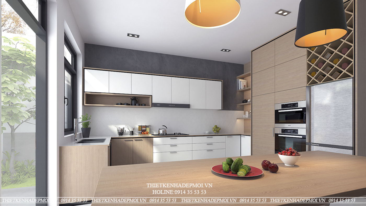 Thiết kế nhà phố 3 tầng đẹp tối giản