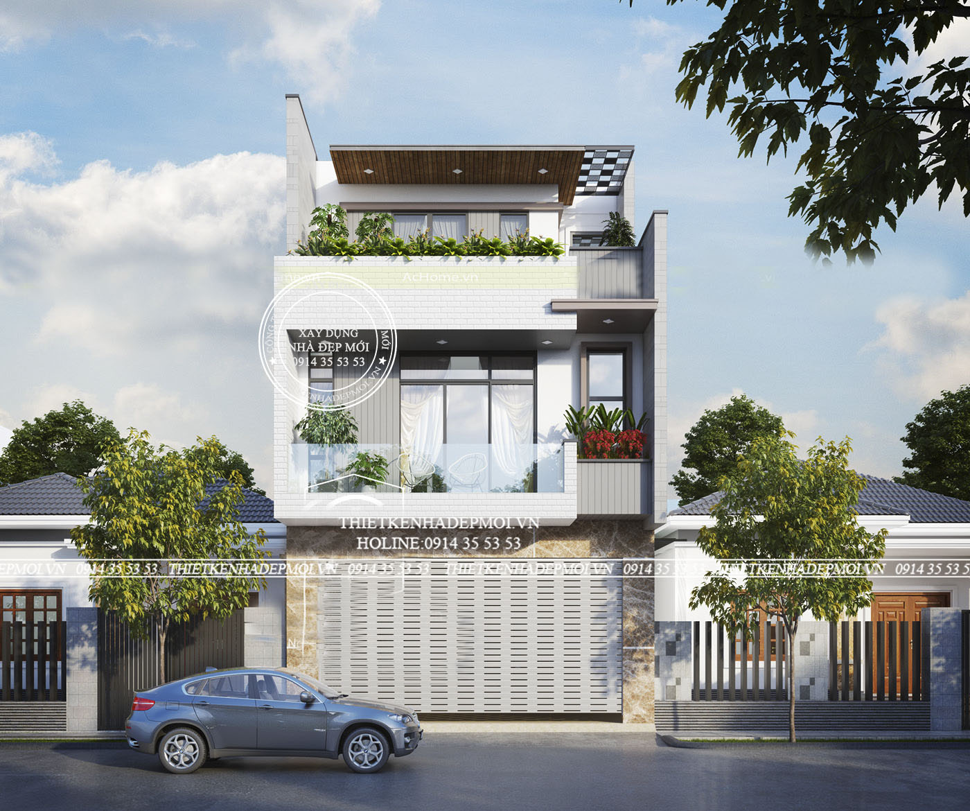 Xu hướng thiết kế nhà phố 3 tầng tiện nghi tại hồ chí minh