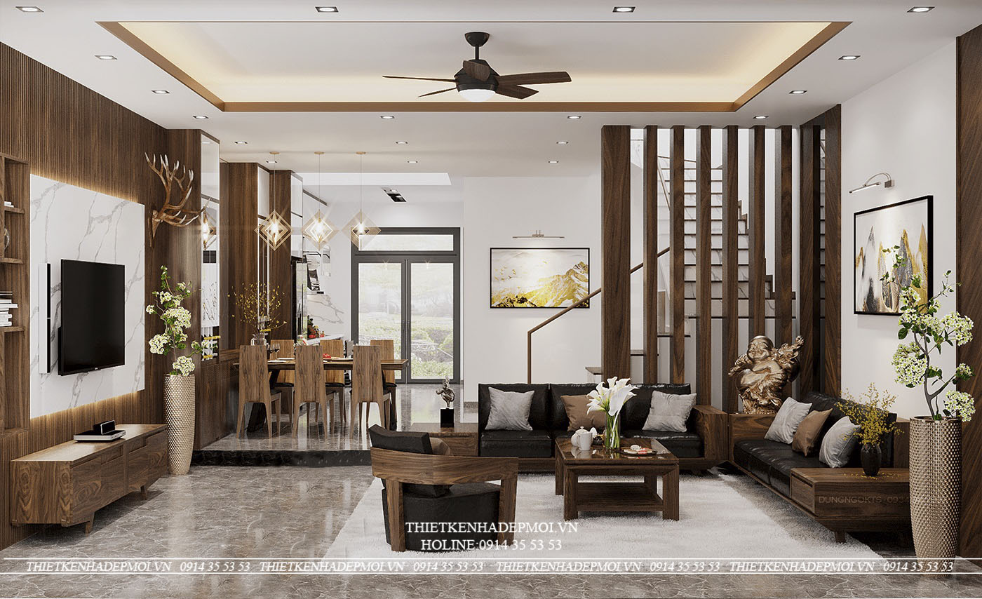 Mẫu nhà phố hiện đại 3 tầng được yêu thích của năm