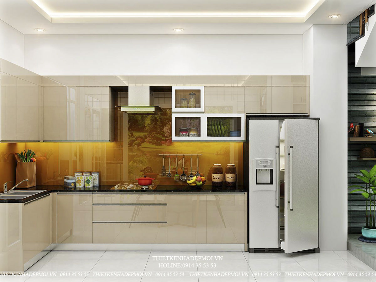 Mẫu thiết kế nhà ống hiện đại phủ cây xanh