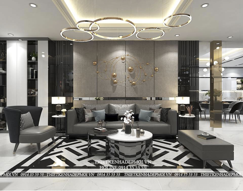 Mẫu nhà phố hiện đại họa tiết lan can đẹp thu hút