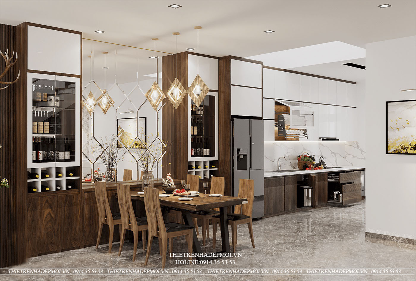 Mẫu nhà phố hiện đại 3 tầng được yêu thích của năm