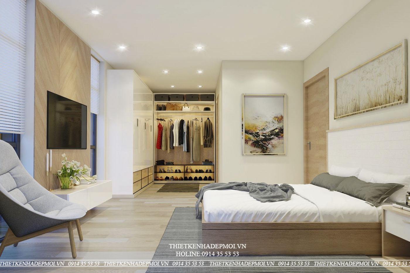 Mẫu thiết kế nhà ống hiện đại phủ cây xanh