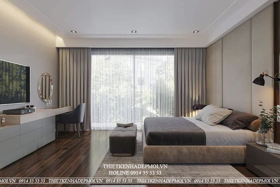 Nhà phố hiện đại thiết kế kết hợp ốp đá sang trọng