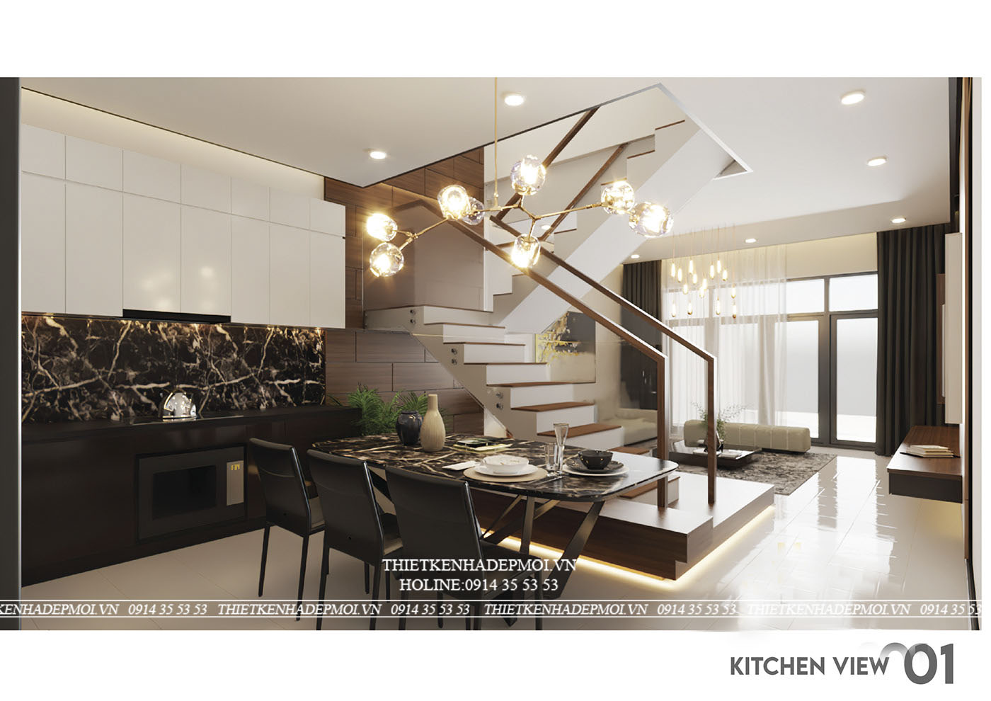 Xu hướng thiết kế nhà phố 3 tầng tiện nghi tại hồ chí minh