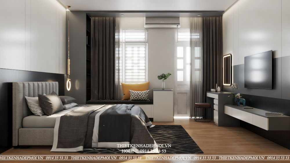 Mẫu thiết kế nhà ống hiện đại phủ cây xanh