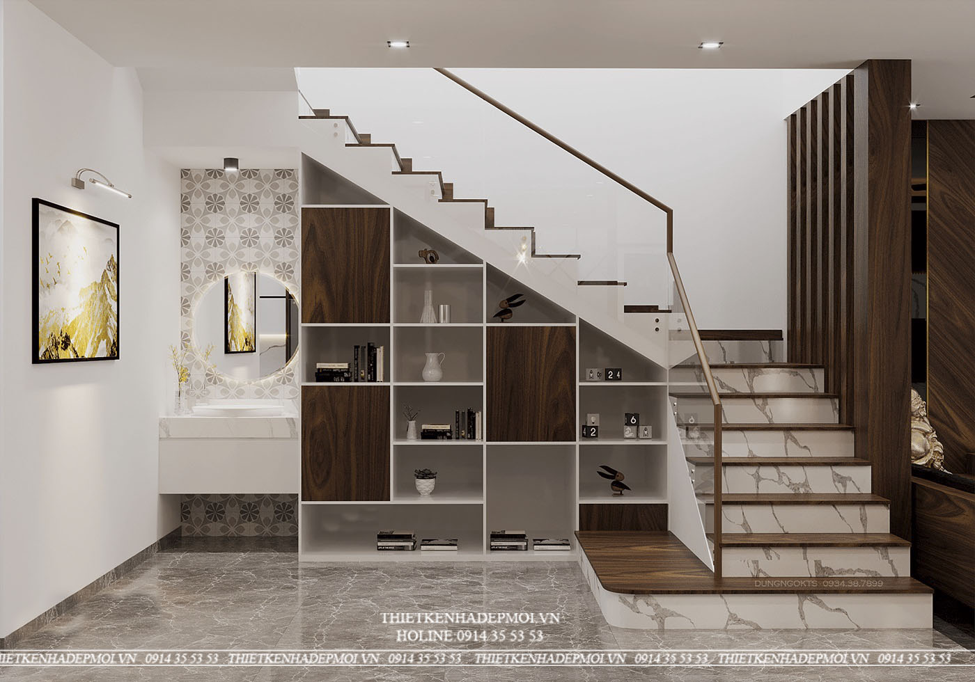 Mẫu nhà phố hiện đại 3 tầng được yêu thích của năm