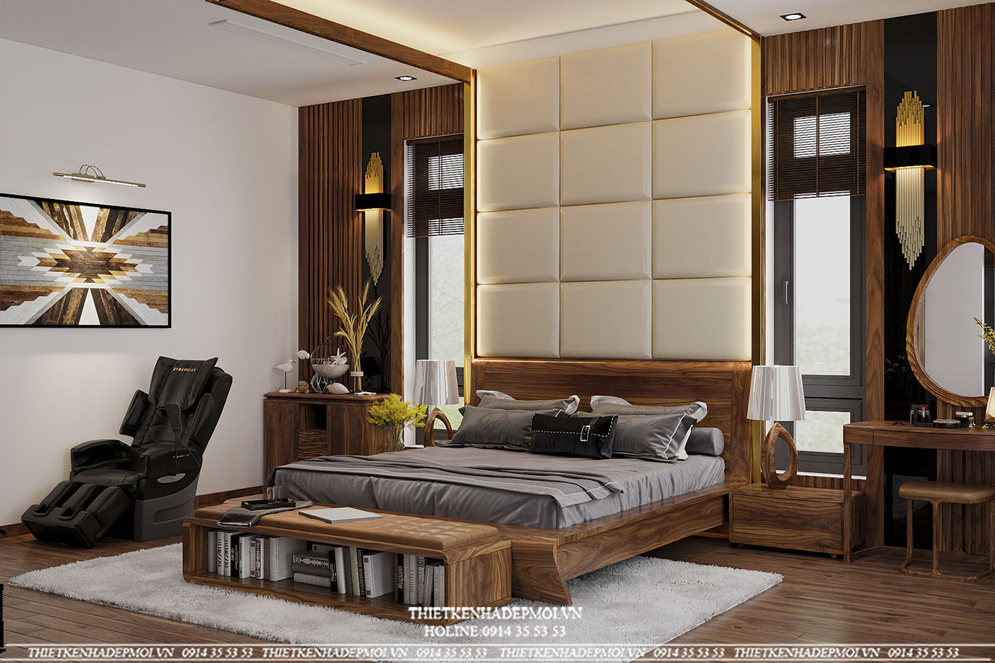 Thiết kế mẫu nhà vườn mái ngói đẹp 120m2