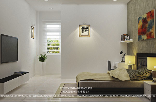 Mẫu nhà ống hiện đại tông gỗ đẹp