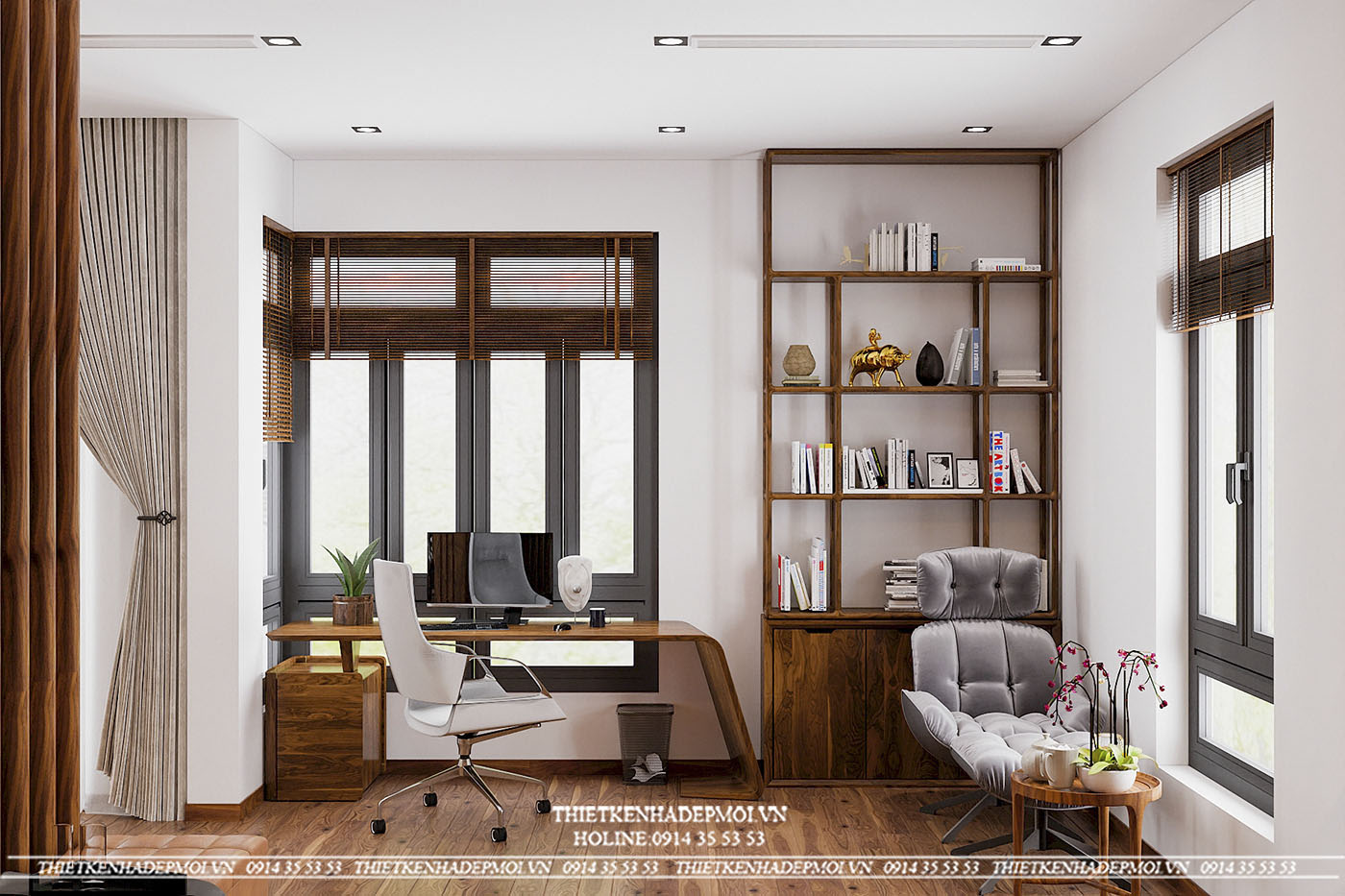 Thiết kế mẫu nhà vườn mái ngói đẹp 120m2