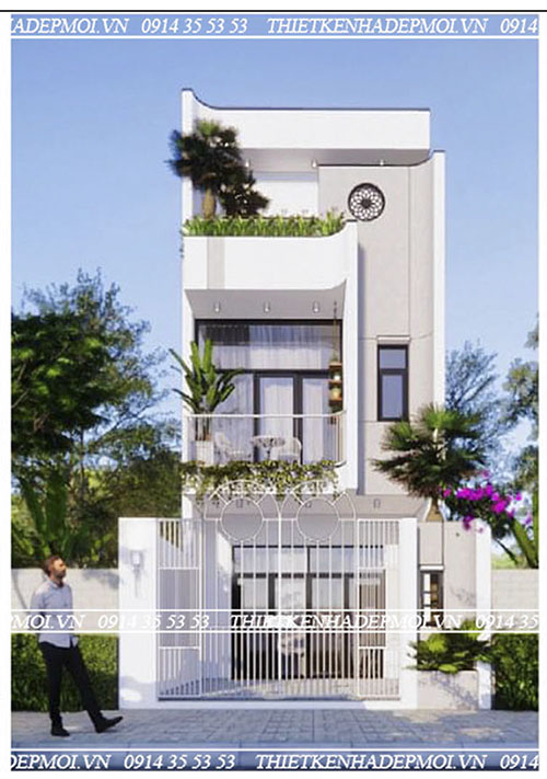 các mẫu nhà phố tầng đẹp