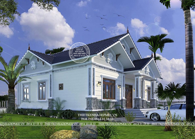 nhà vườn mái Thái