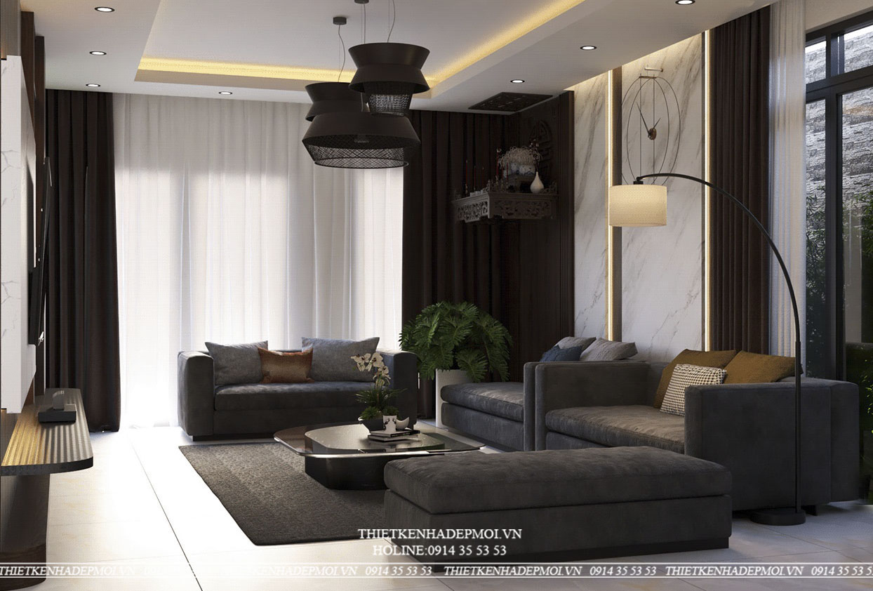 Mẫu nhà phố đẹp thu hút mặt tiền 6m