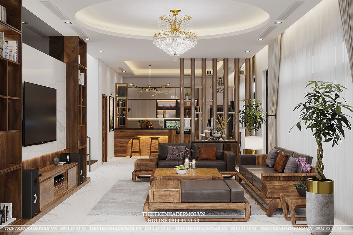 Thiết kế mẫu nhà vườn mái ngói đẹp 120m2