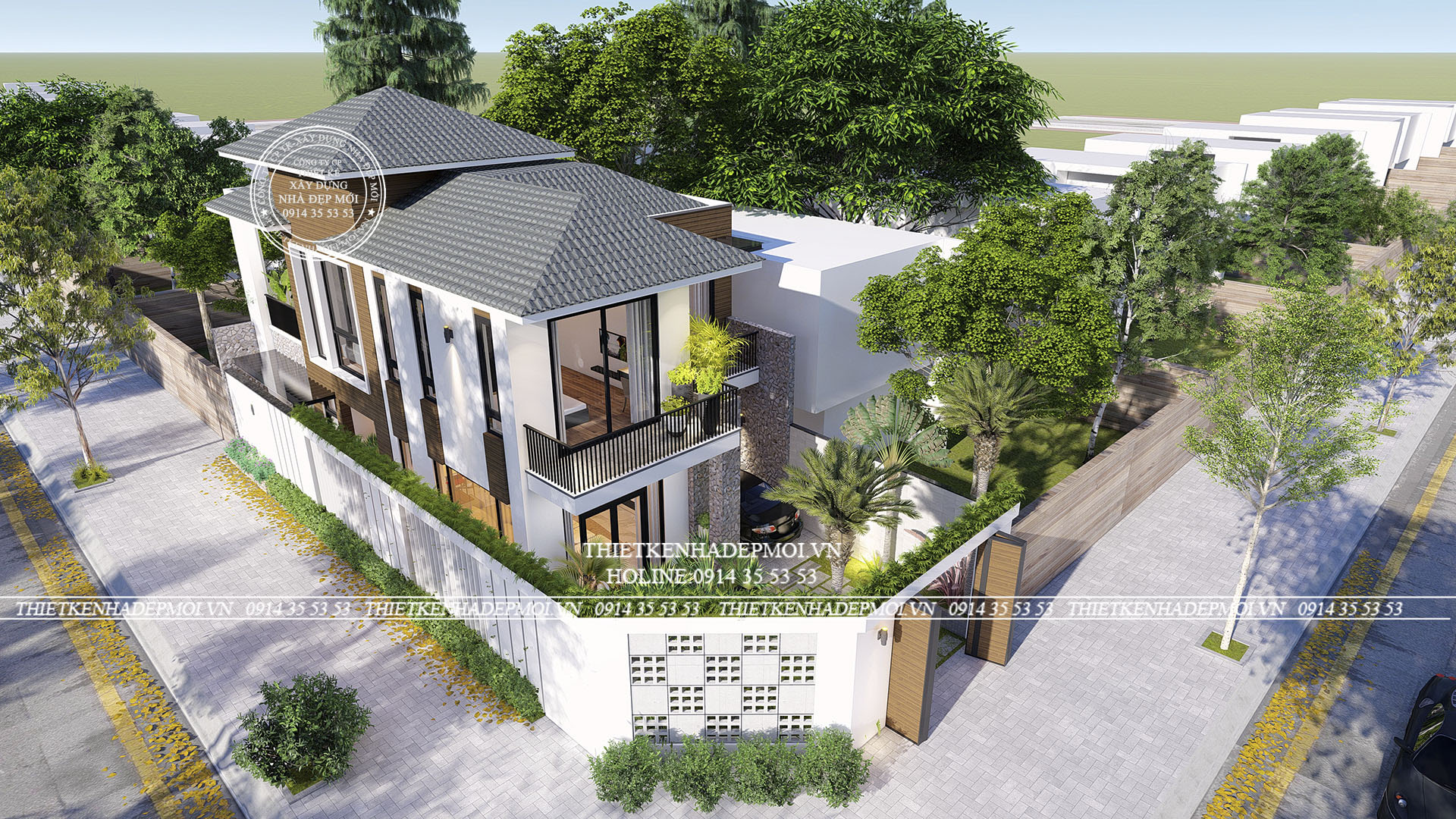 các mẫu biệt thự hiện đại