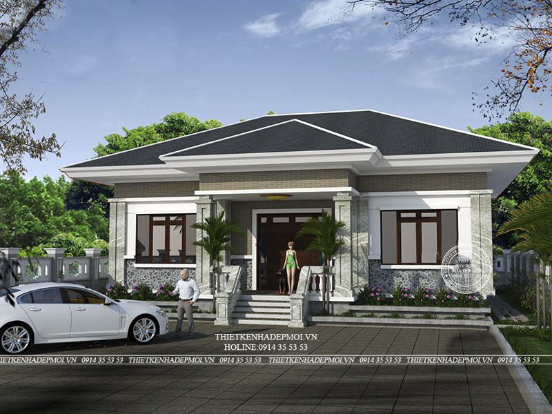 mẫu nhà vườn hiện đại