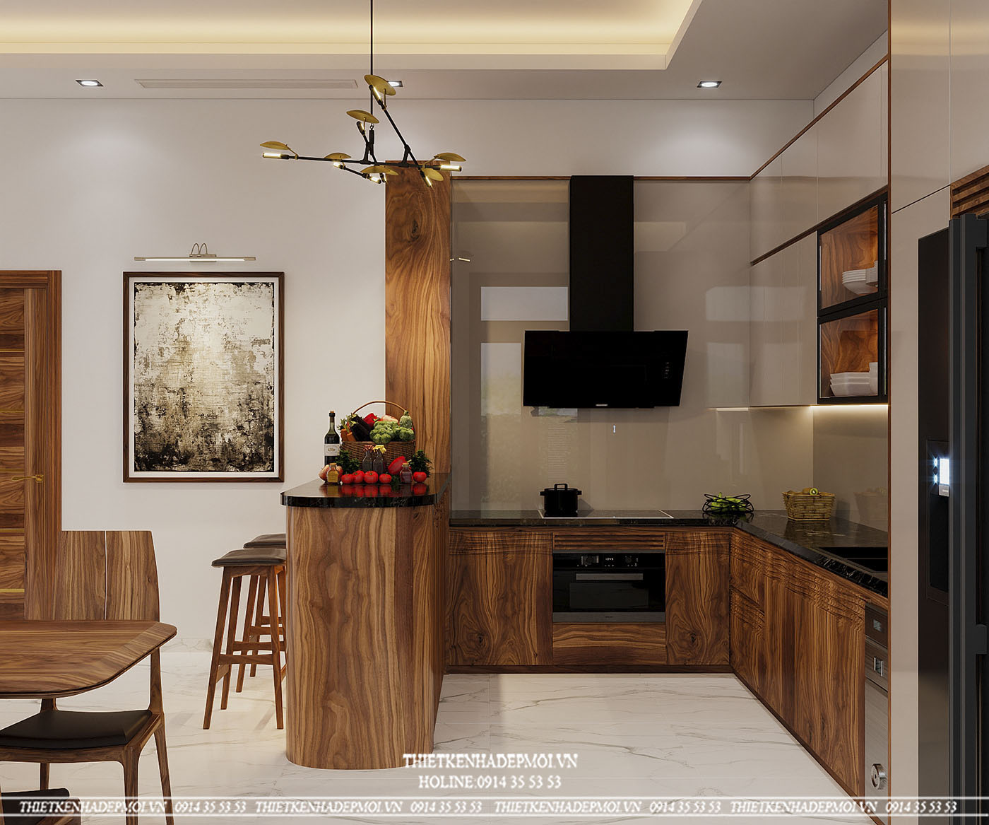 Thiết kế mẫu nhà vườn mái ngói đẹp 120m2