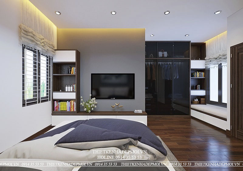 Nhà phố hiện đại 3 tầng ốp đá đẹp thu hút