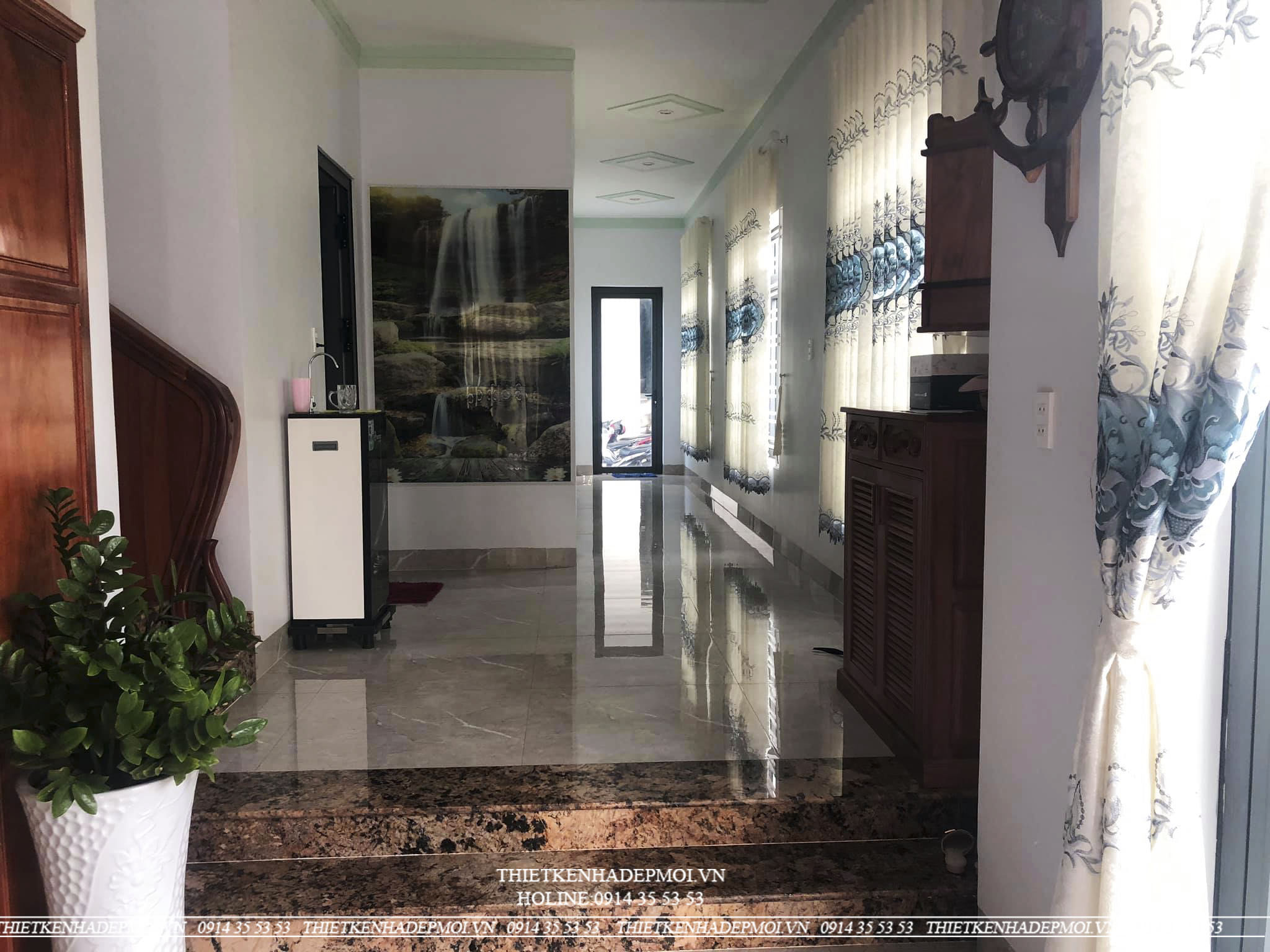 Xây dựng nhà phố mái thái chị yến tại bình phước