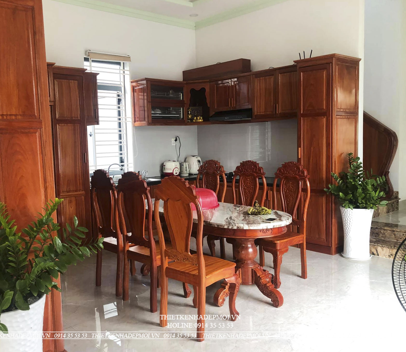 Xây dựng nhà phố mái thái chị yến tại bình phước