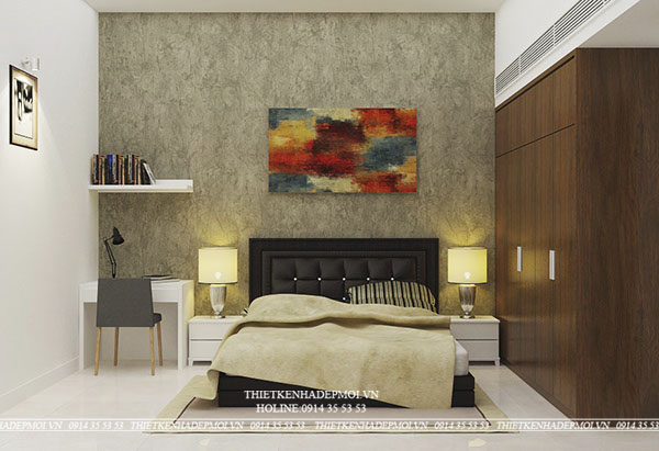 Mẫu nhà ống hiện đại tông gỗ đẹp