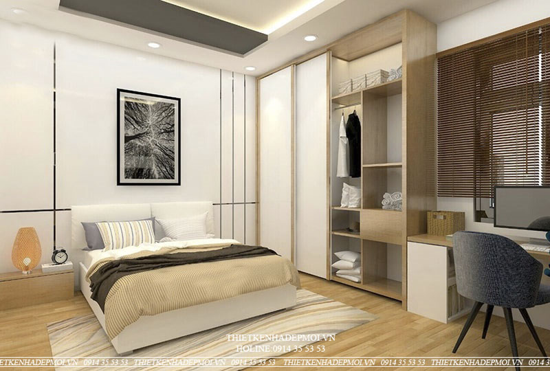 Nhà phố 3 tầng phong cách hiện đại sang trọng