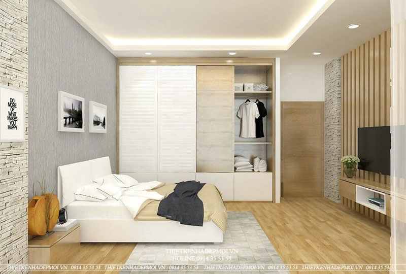Nhà phố 3 tầng phong cách hiện đại sang trọng