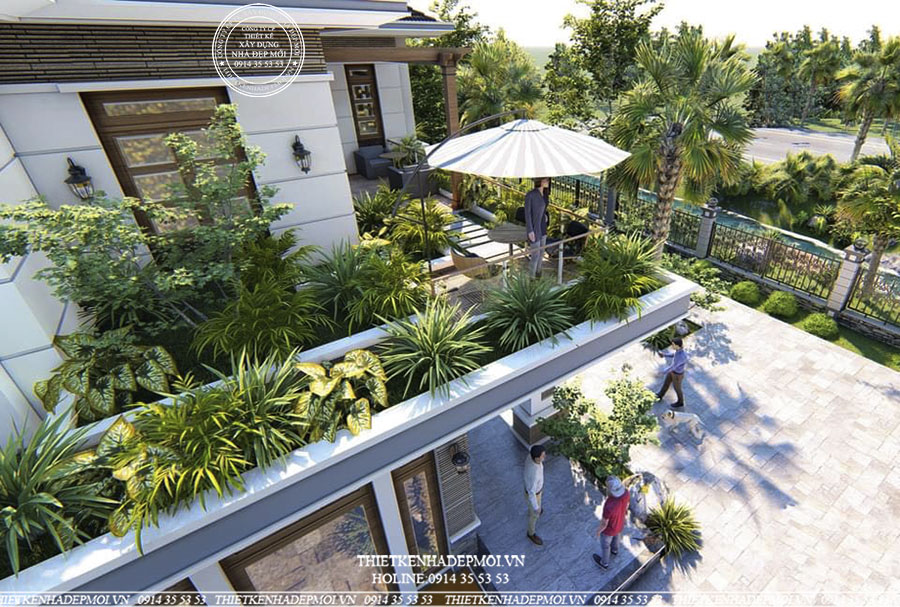 Mẫu biệt thự vườn phong cách nhật