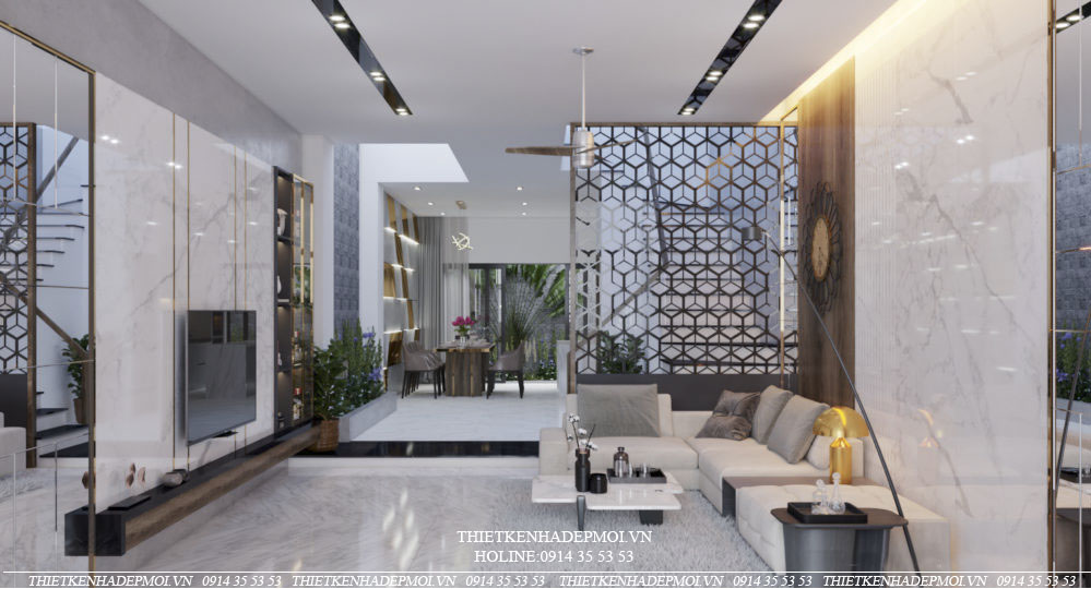 nội thất nhà phố hiện đại