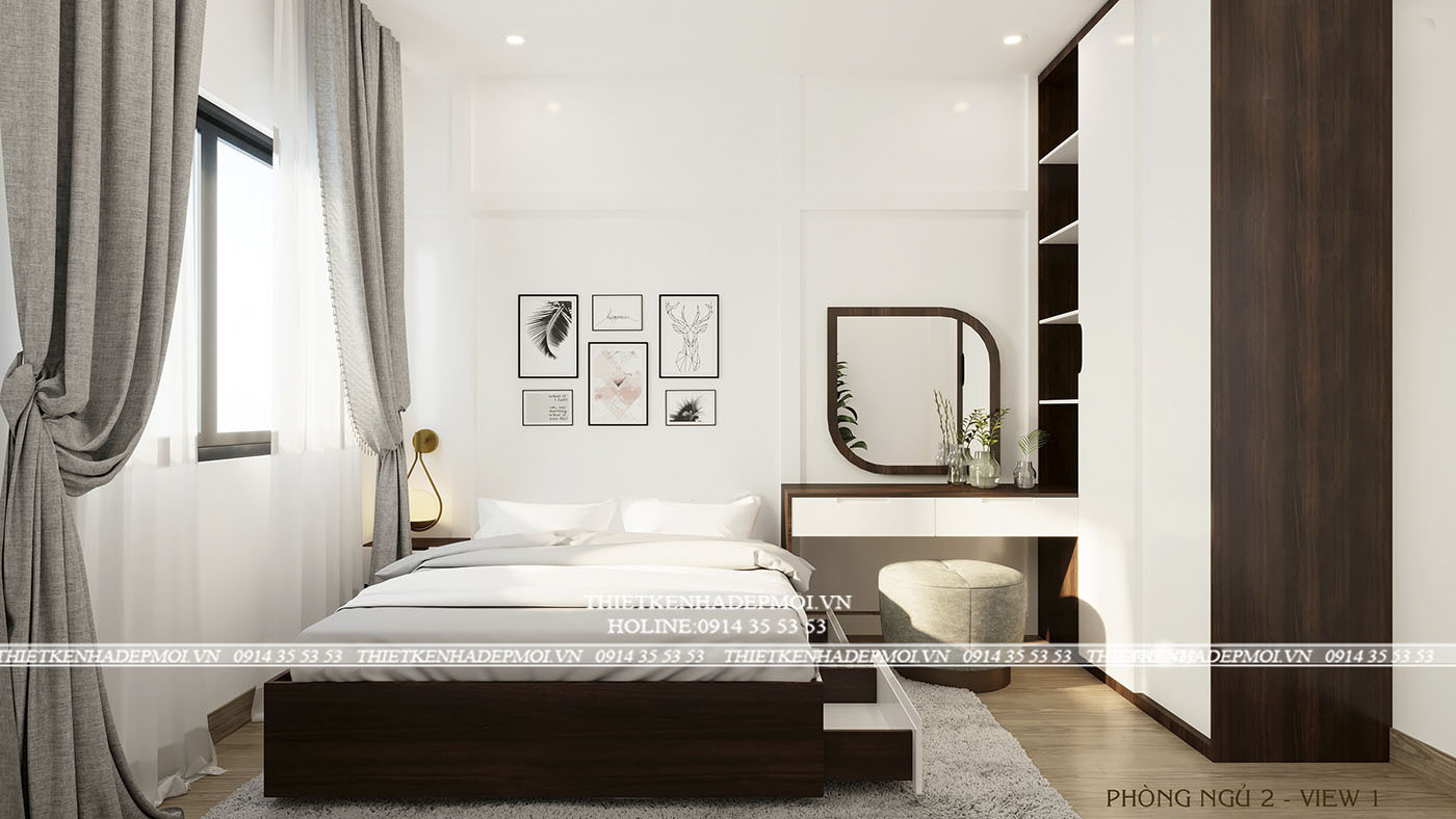 Mẫu nhà 4 tầng hiện đại đẹp ngay trung tâm sài gòn