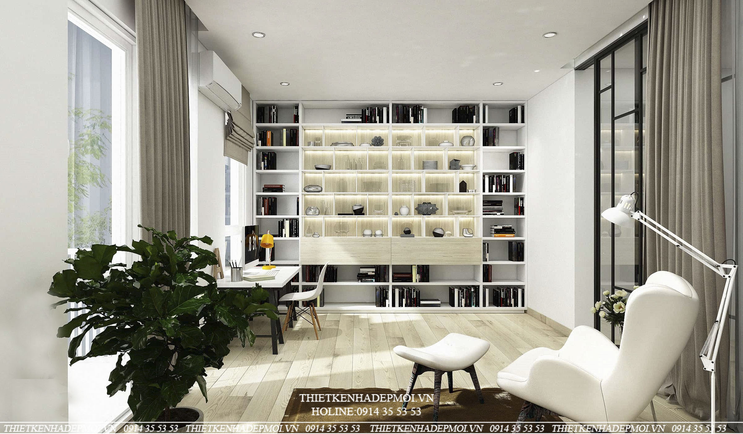 Mẫu nhà phố hiện đại độc đáo thiết kế hình khối mạnh mẽ