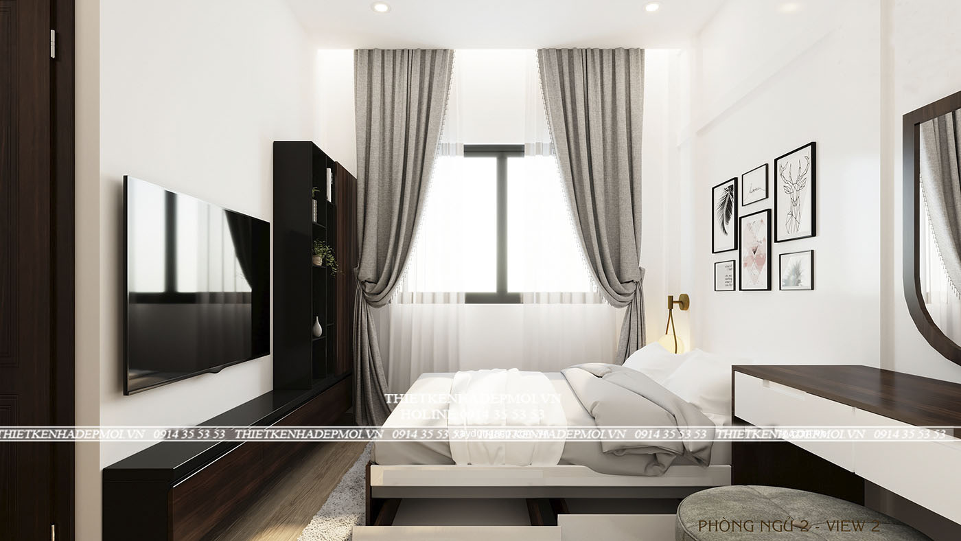Mẫu nhà 4 tầng hiện đại đẹp ngay trung tâm sài gòn