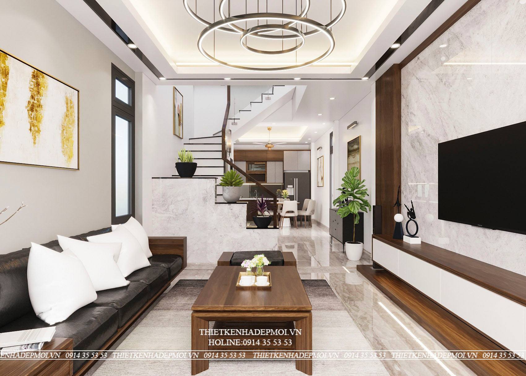 nội thất nhà phố 4 tầng