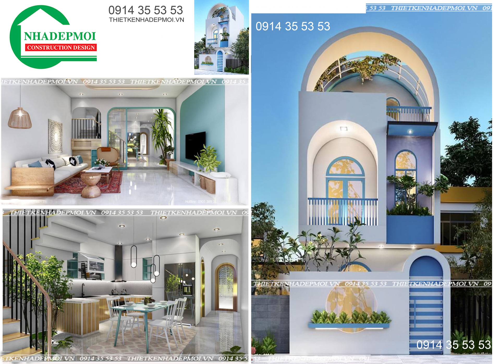 mẫu nhà phố đẹp tại Tây Ninh