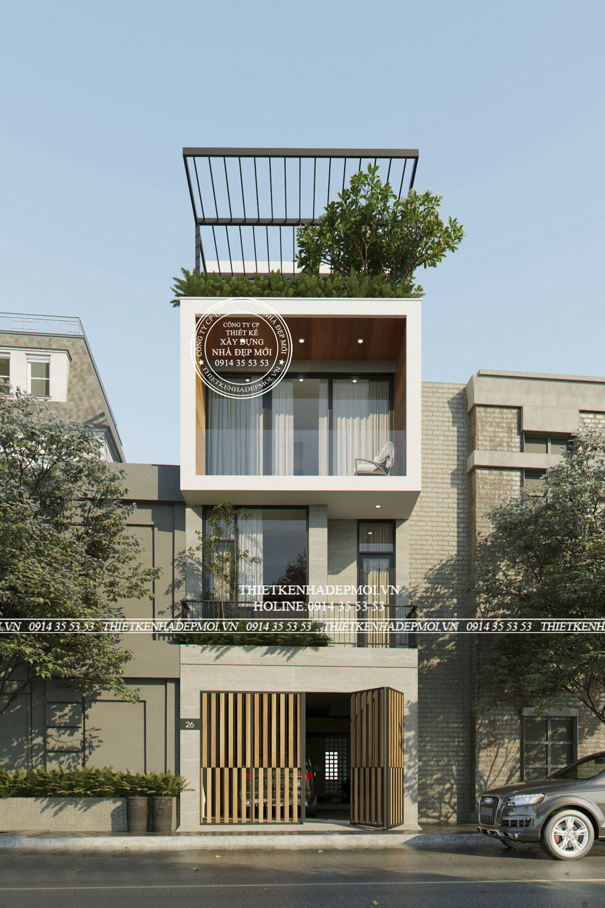 mẫu thiết kế nhà phố