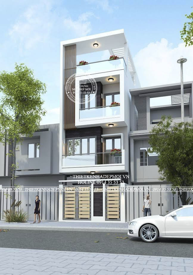 Những mẫu thiết kế nhà phố 4 tầng đẹp nhiều lựa chọn