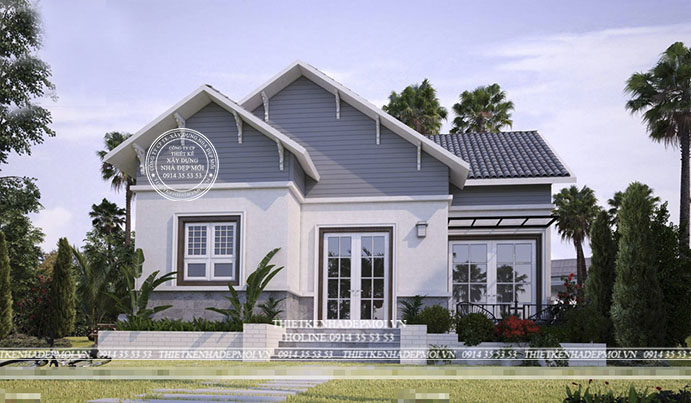 nhà cấp 4 hiện đại