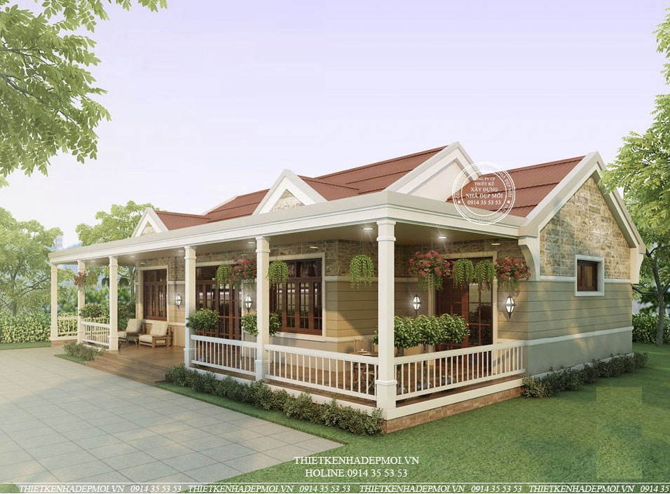 nhà vườn diện tích 200m2