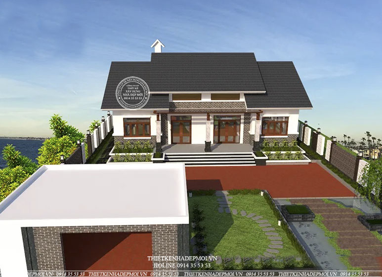 biệt thự vườn thu hút