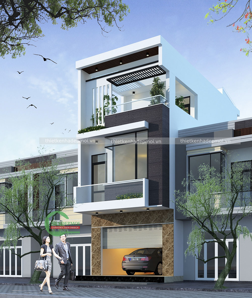 Những mẫu nhà hiện đại 3 tầng được ưa chuộng năm 2021