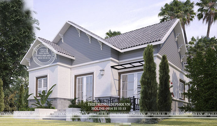 Mẫu nhà cấp 4 hiện đại uy nghi với diện tích 200m2