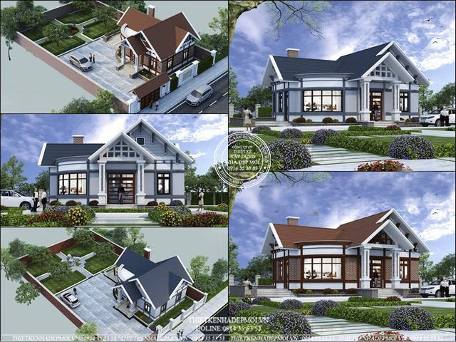 nhà cấp 4 ở quê