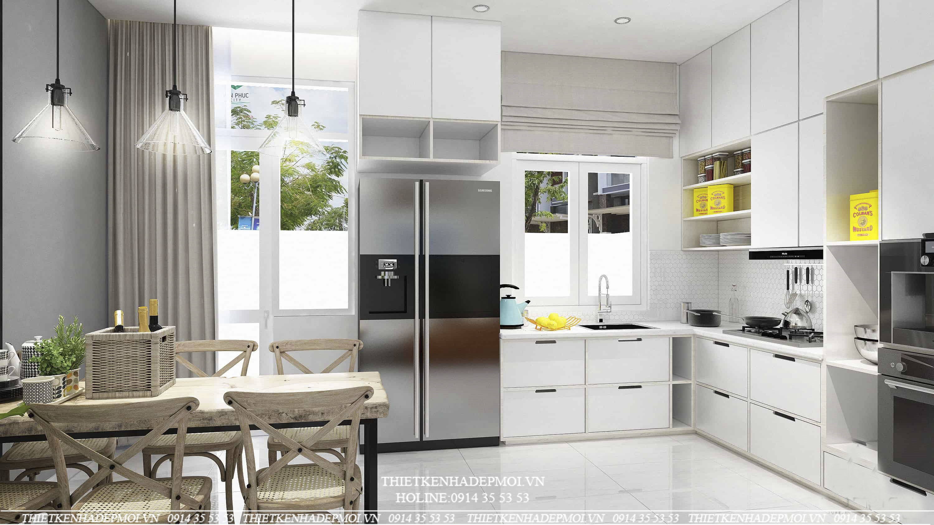 Mẫu nhà phố hiện đại độc đáo thiết kế hình khối mạnh mẽ